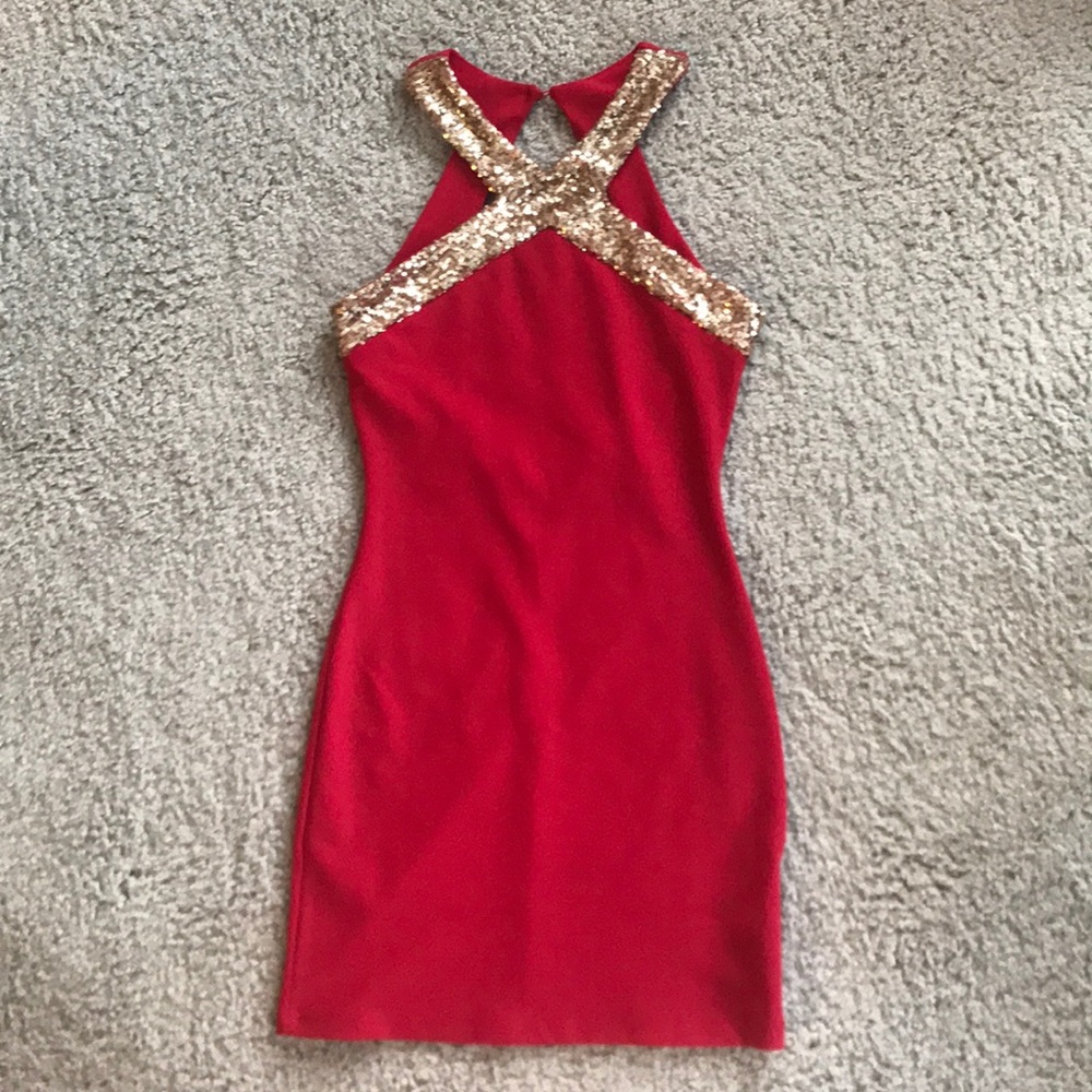 Never been worn red dress